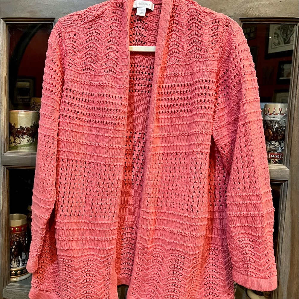 PLUS Peachy 🍑 Cotton Cardigan